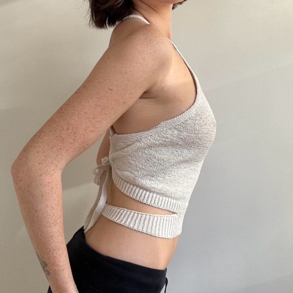 Cult Gaia Nan knit Top - like new